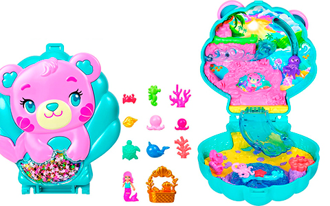 Polly Pocket Glitter Island Compact