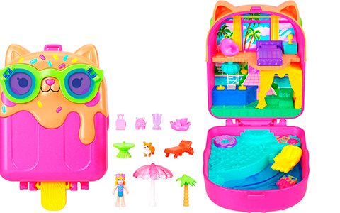 Polly Pocket Kitty Popsicle Resort Compact