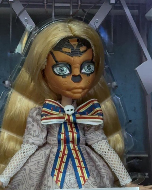 Monster High Skullector M3GAN movie doll irl photos