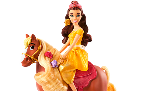 Disney Princess Belle & Philippe Doll and Horse