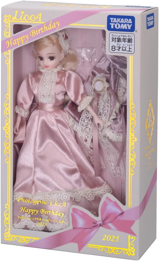 Takara Tomy 2025 Photogenic Licca-chan Happy Birthday Doll