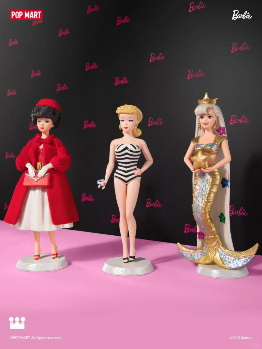 Barbie x Popmart figures