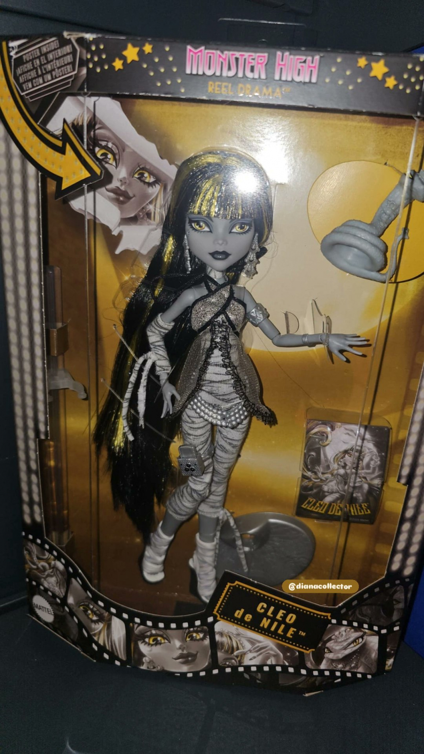 Monster High Reel Drama Cleo De Nile Doll in real life photo