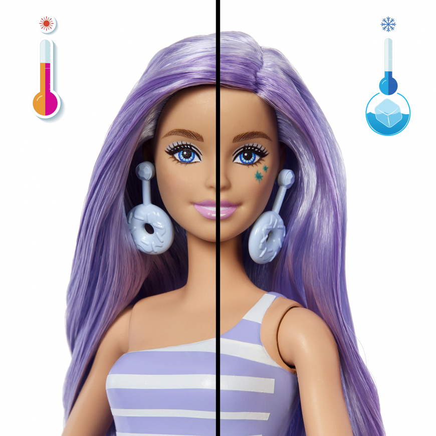 Barbie Pop Reveal Treats Milk Shake JFY60 doll Purple