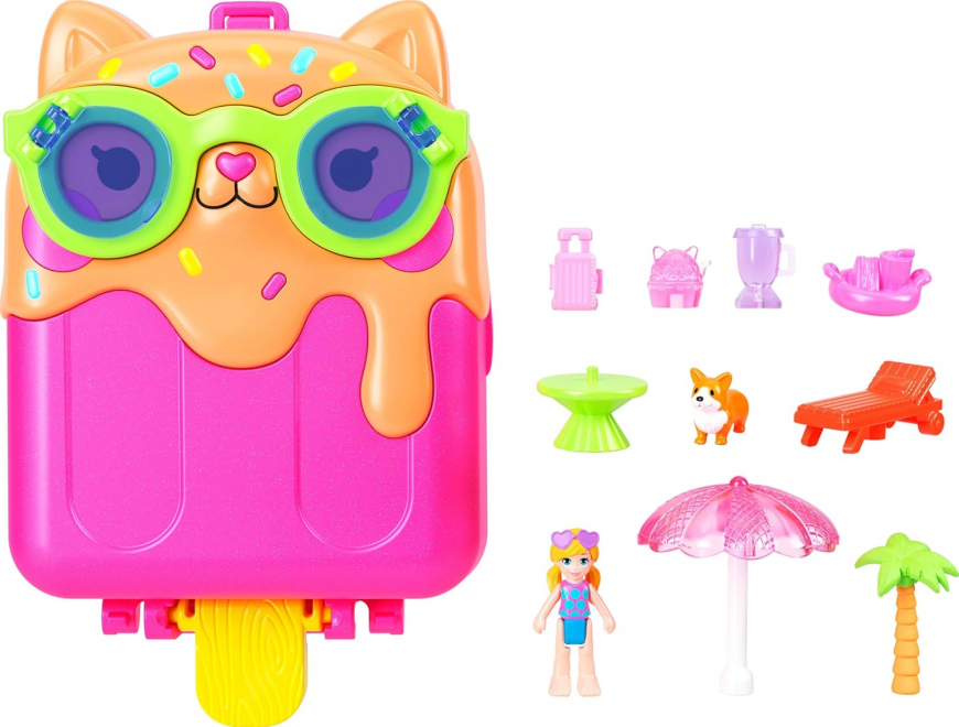 Polly Pocket Kitty Popsicle Resort Compact