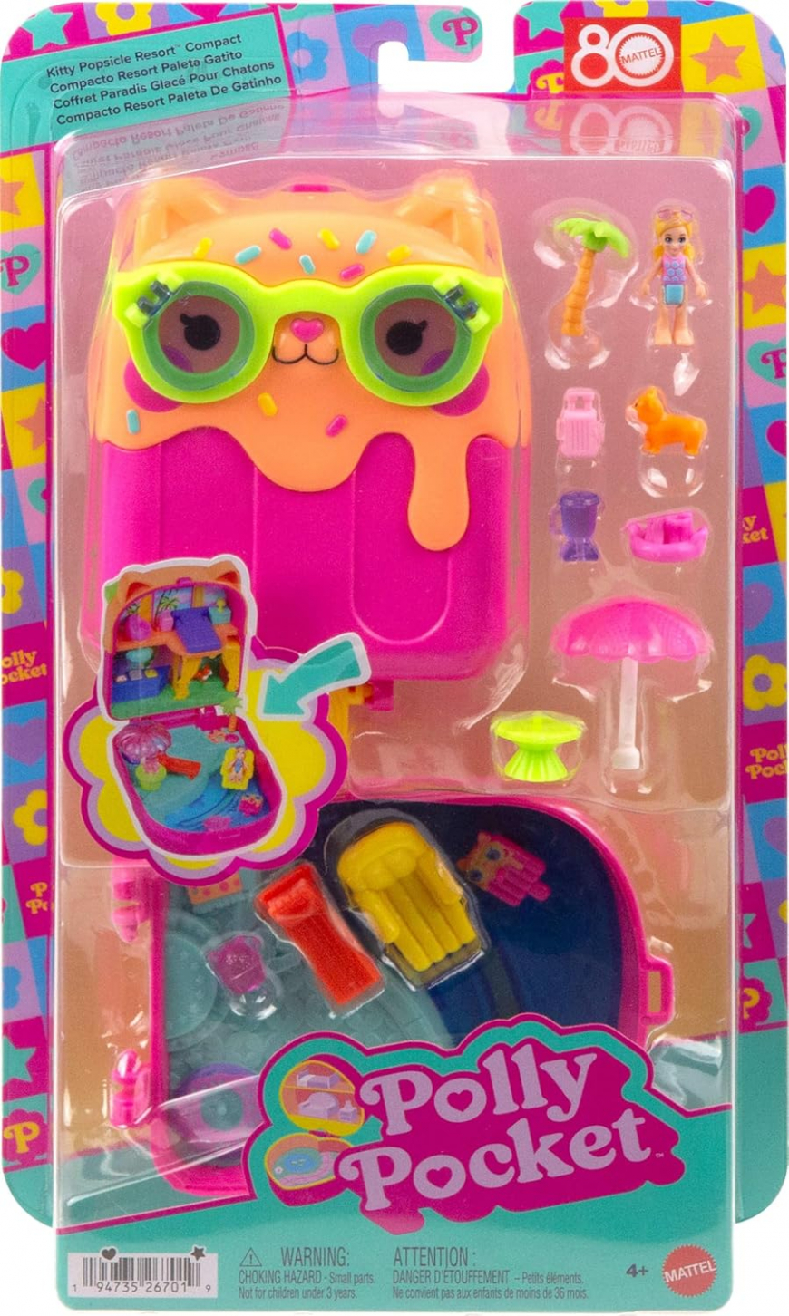 Polly Pocket Kitty Popsicle Resort Compact