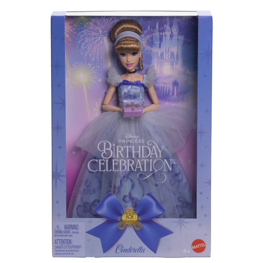 Disney Princess Birthday Celebration Cinderella doll from Mattel