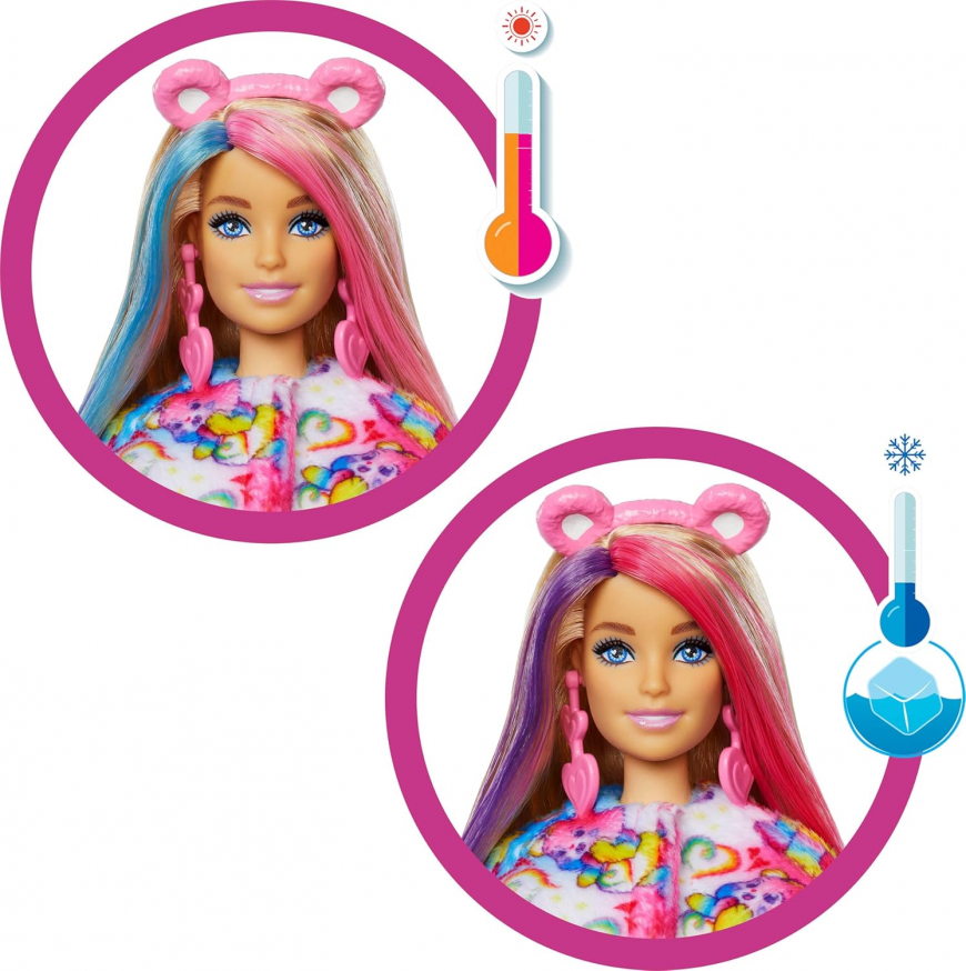 Barbie Cutie Reveal x Care Bears Series 2 Togetherness Bear doll JFV60