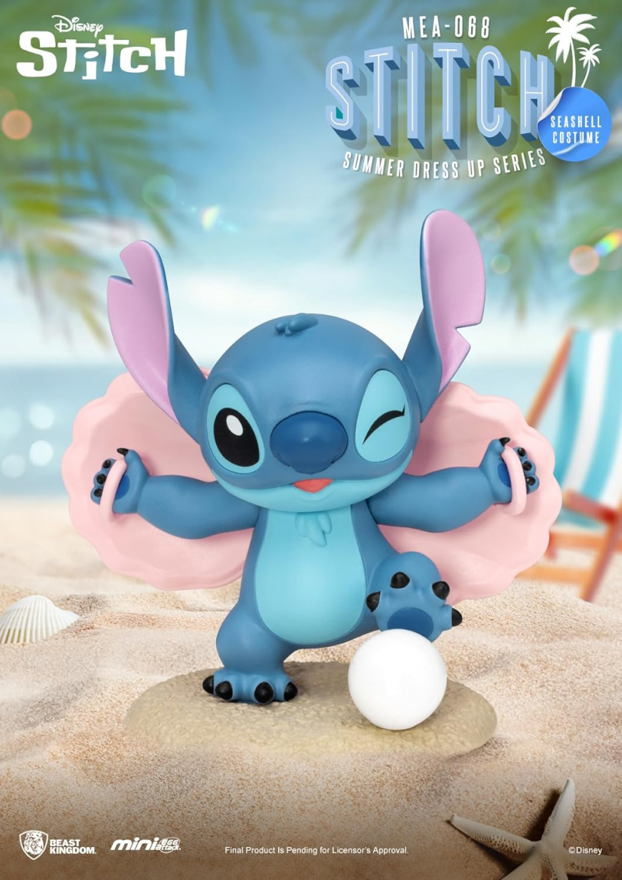 Beast Kingdom Stitch Summer Dress-Up Series 6-Piece Blind Box Set
