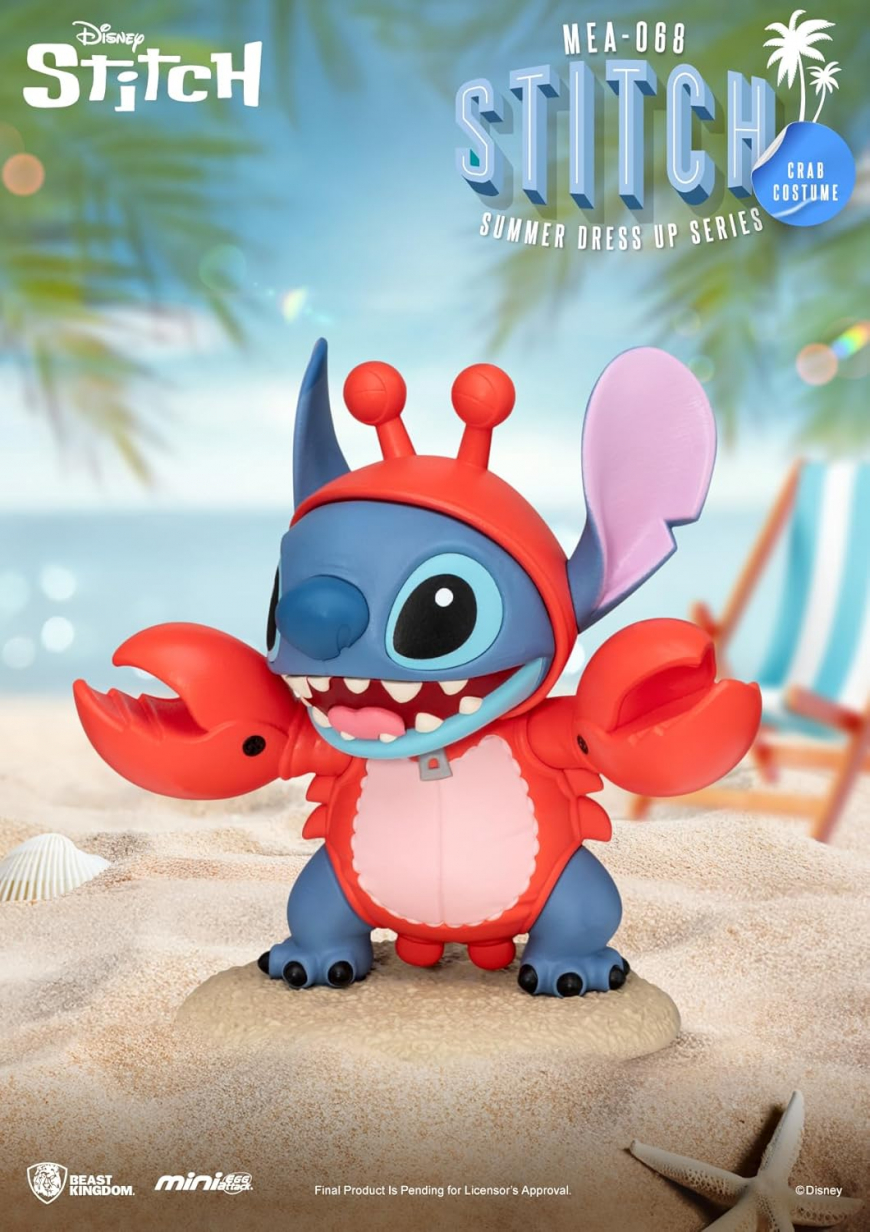 Beast Kingdom Stitch Summer Dress-Up Series 6-Piece Blind Box Set