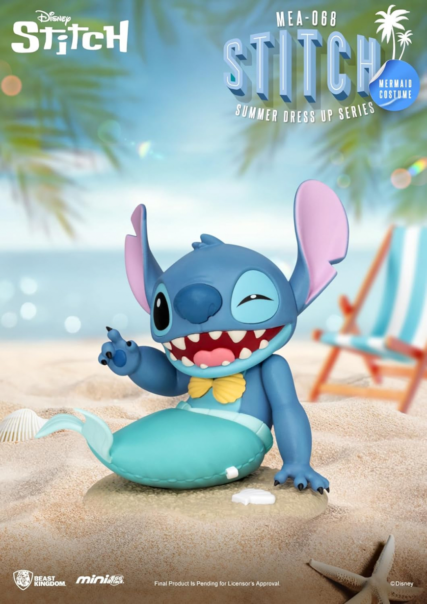 Beast Kingdom Stitch Summer Dress-Up Series 6-Piece Blind Box Set
