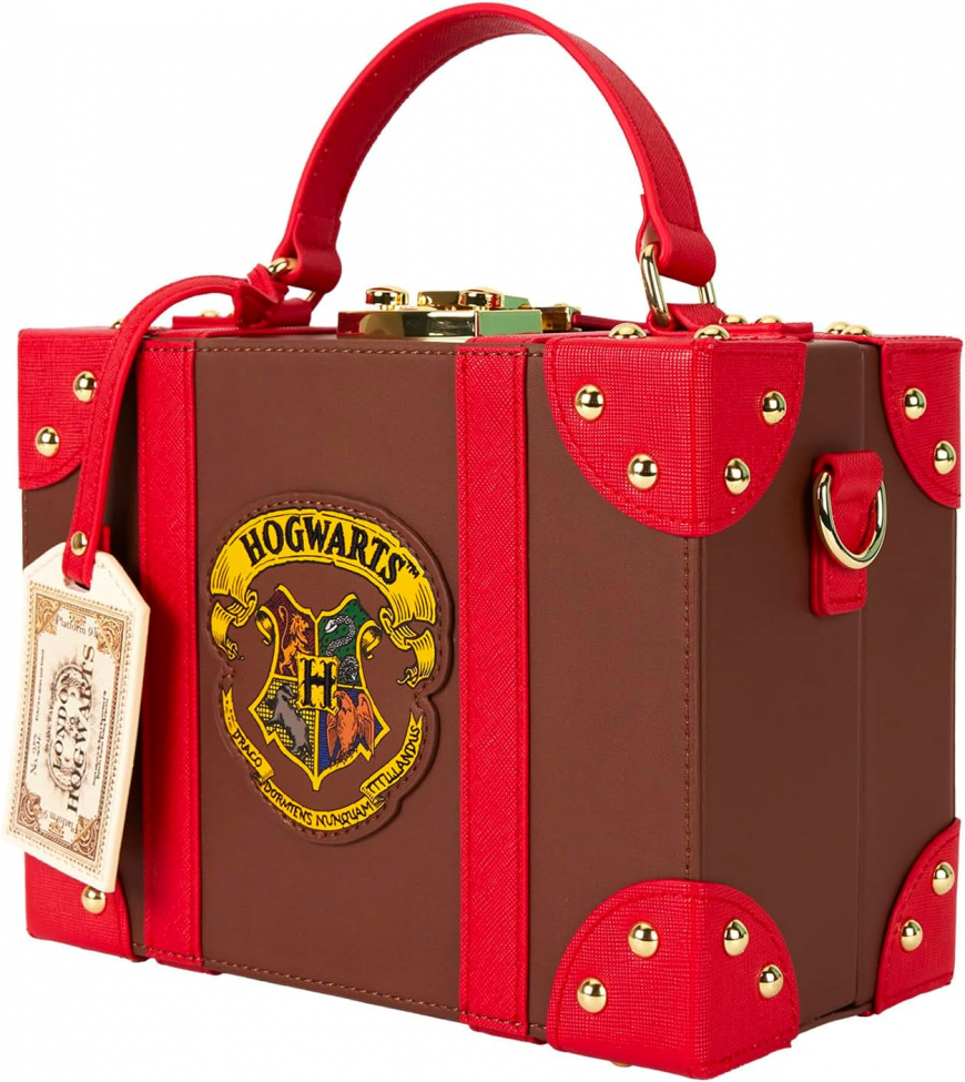 Loungefly Harry Potter Hogwarts Express Luggage Crossbody Bag