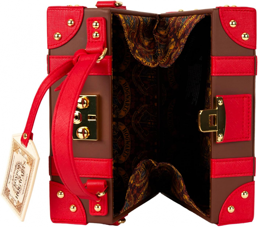 Loungefly Harry Potter Hogwarts Express Luggage Crossbody Bag