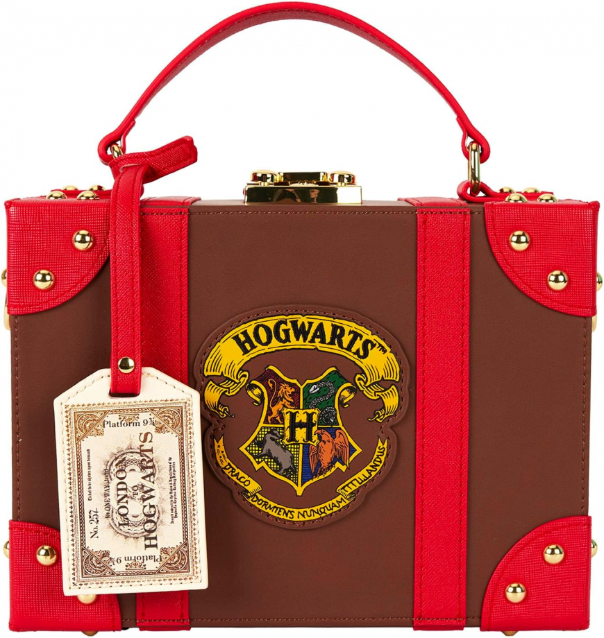 Loungefly Harry Potter Hogwarts Express Luggage Crossbody Bag