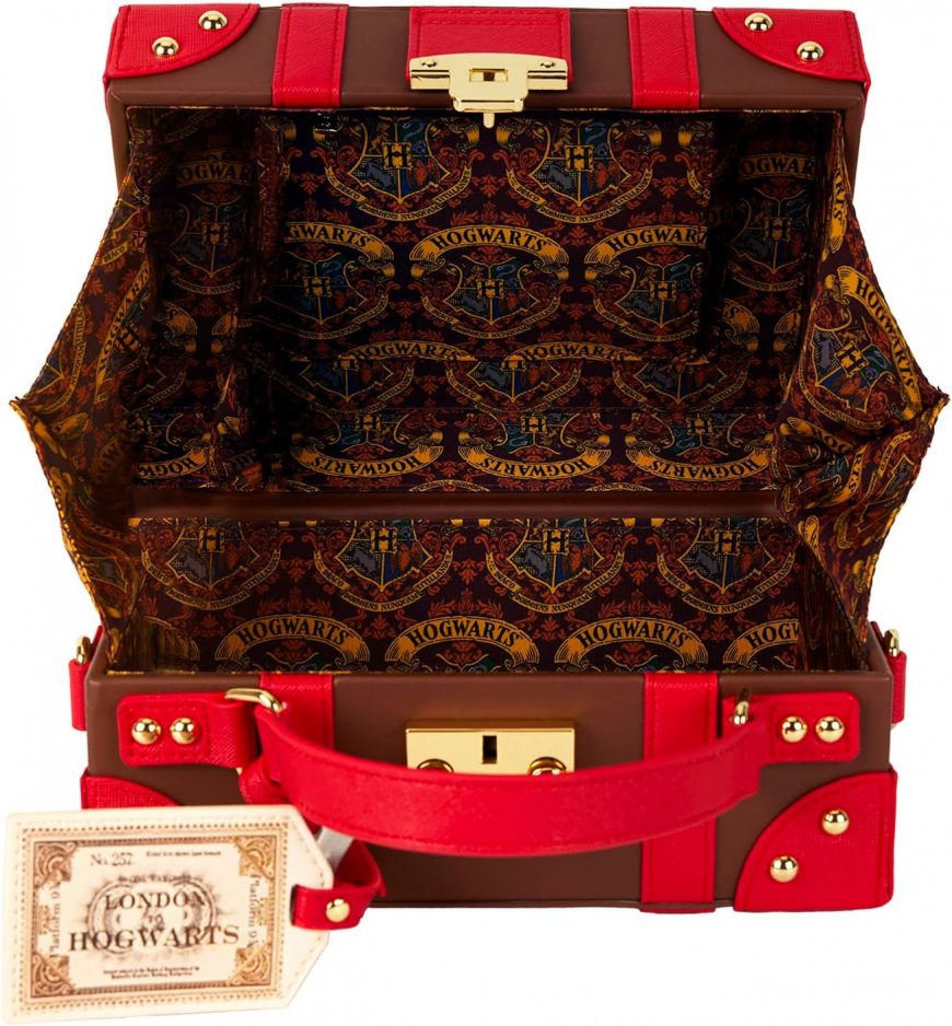Loungefly Harry Potter Hogwarts Express Luggage Crossbody Bag