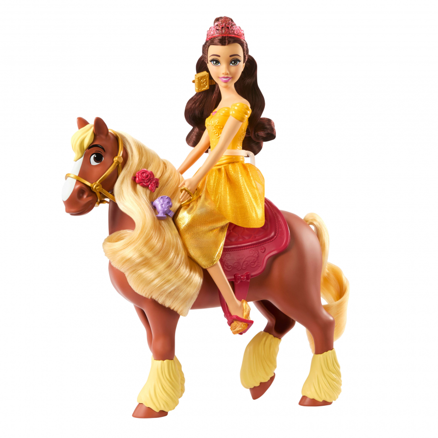 Disney Princess Belle & Philippe Doll and Horse