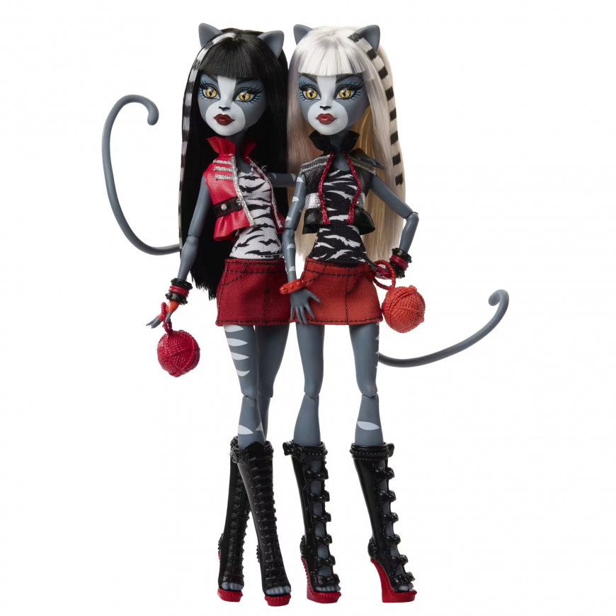 Monster High Boo-Riginal Creeproduction Meowlody And Purrsephone Dolls
