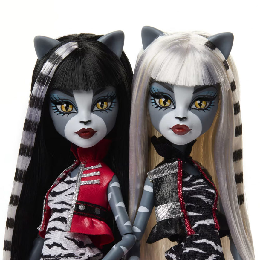 Monster High Boo-Riginal Creeproduction Meowlody And Purrsephone Dolls