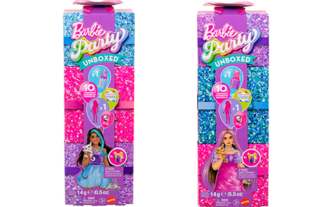 Barbie Party Unboxed Glam Party Series dolls