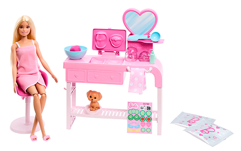 Barbie Face Mask Playset 2025