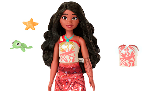 Moana 2 Swimming Tautai Moana doll from Mattel