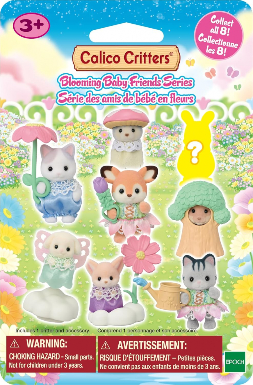 Calico Critters Blooming Baby Friends Series surprise toys