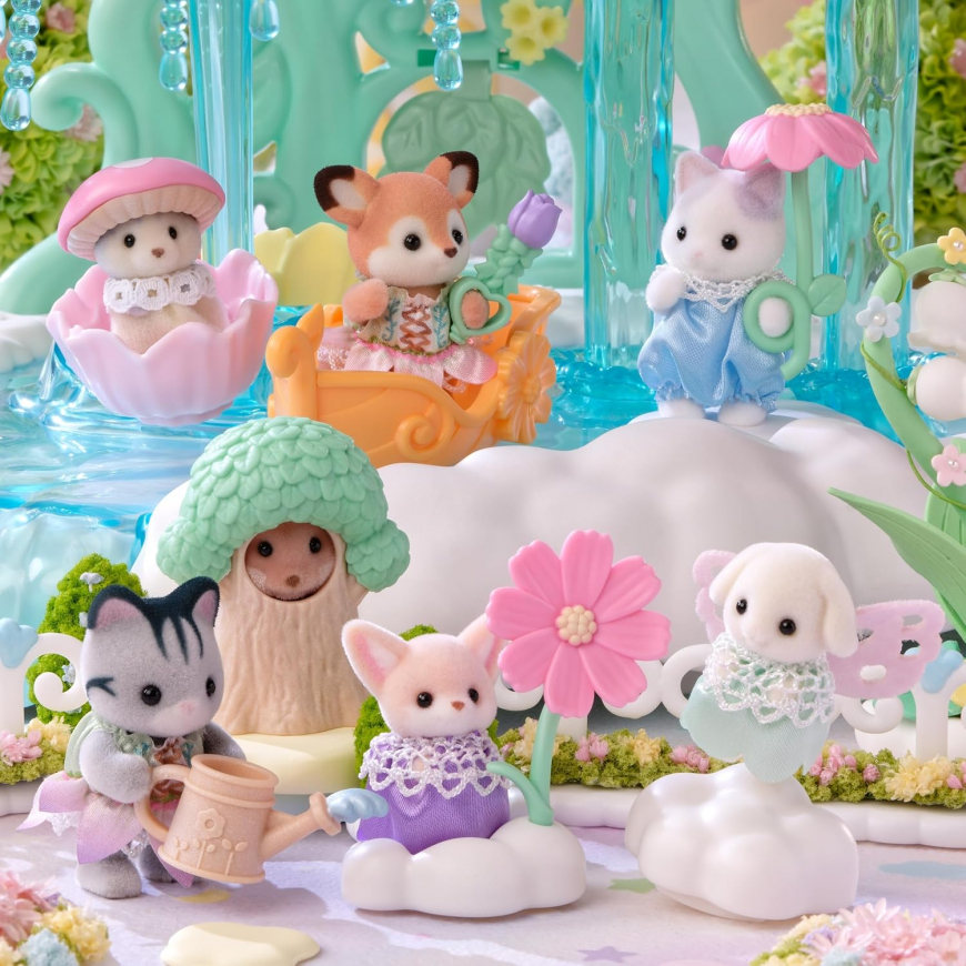 Calico Critters Blooming Baby Friends Series surprise toys