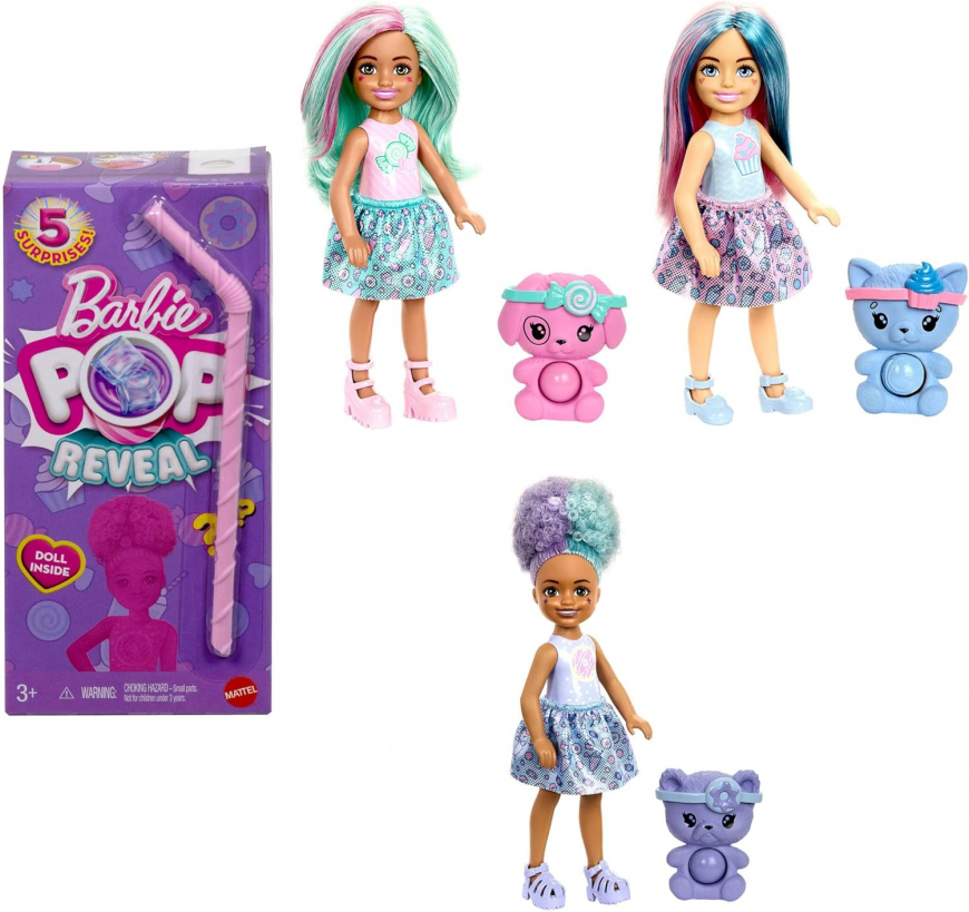 Barbie Chelsea Pop Reveal Treat series