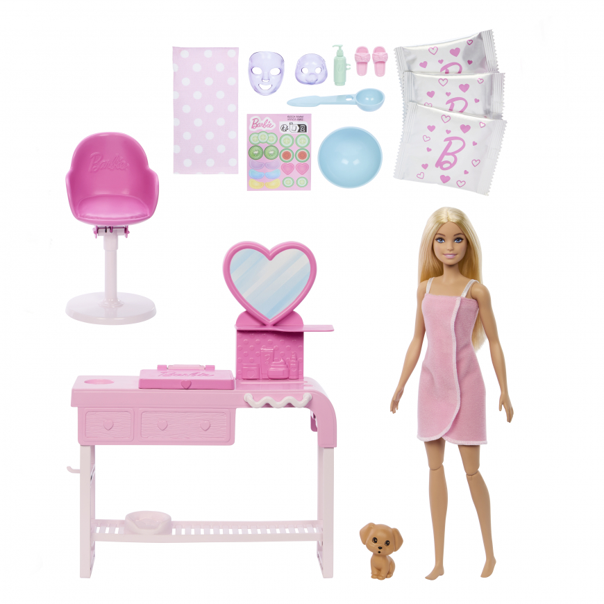 Barbie Face Mask Playset 2025