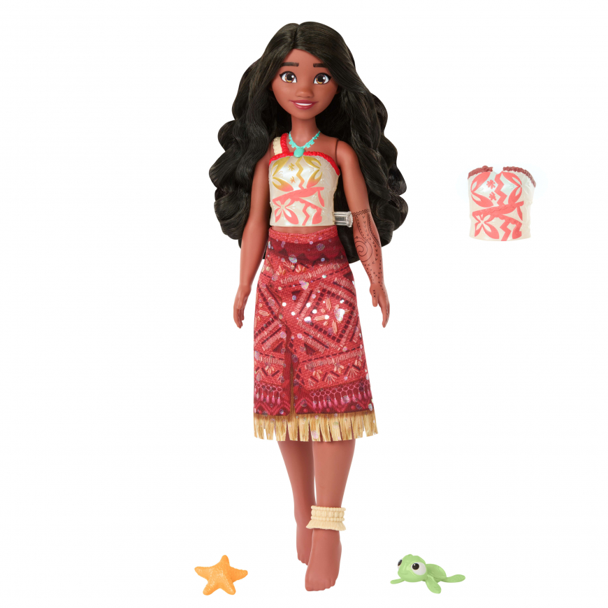 Moana 2 Swimming Tautai Moana doll from Mattel