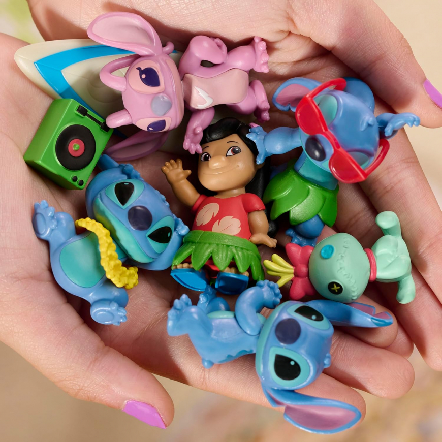 Just Play Disney Stitch Collectible Figure Set Ohana means family
