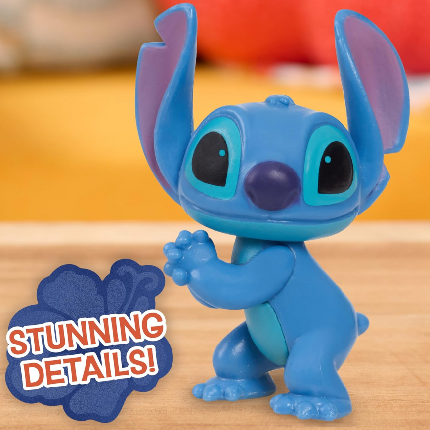Just Play Disney Stitch Collectible Figure Set Ohana means family