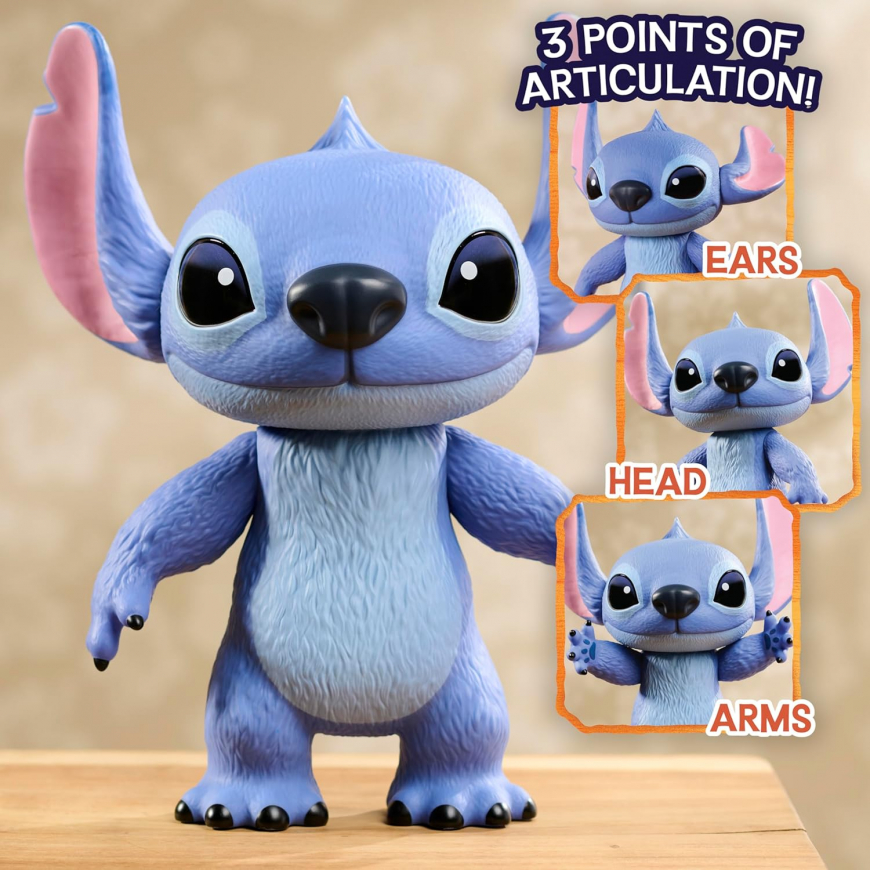 Disney Stitch Live-Action Larger Than Life Vinyl Figure from Just Play