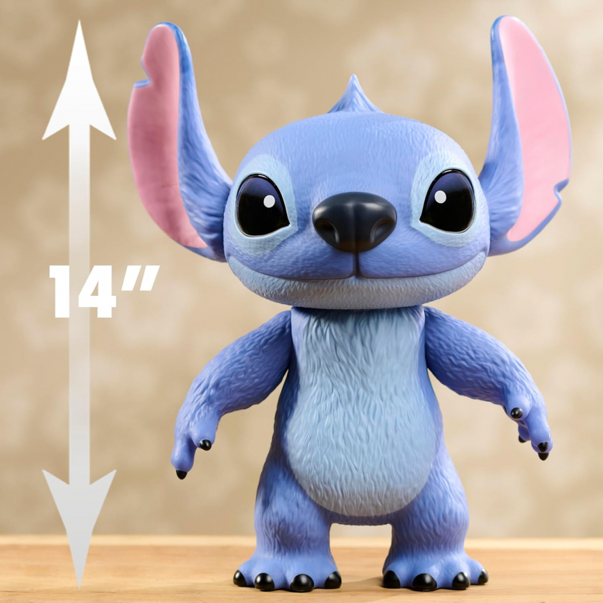 Disney Stitch Live-Action Larger Than Life Vinyl Figure from Just Play