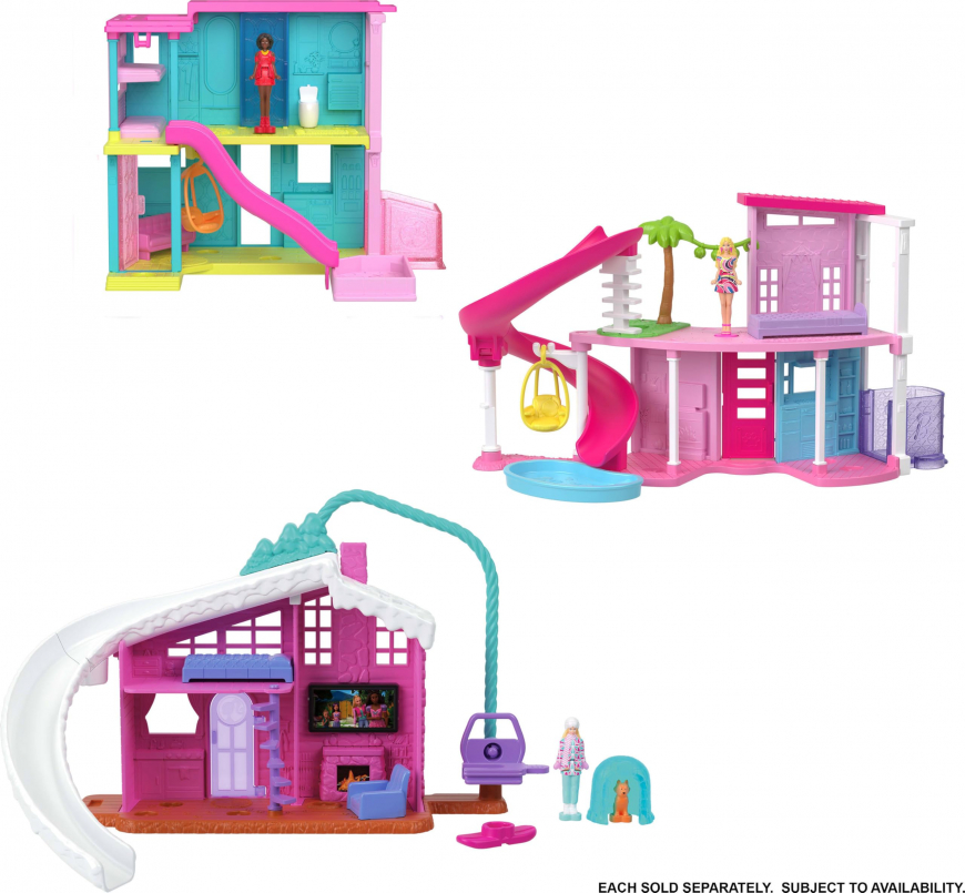 Barbie Mini BarbieLand Ski Chalet Playset 2025 JFY51
