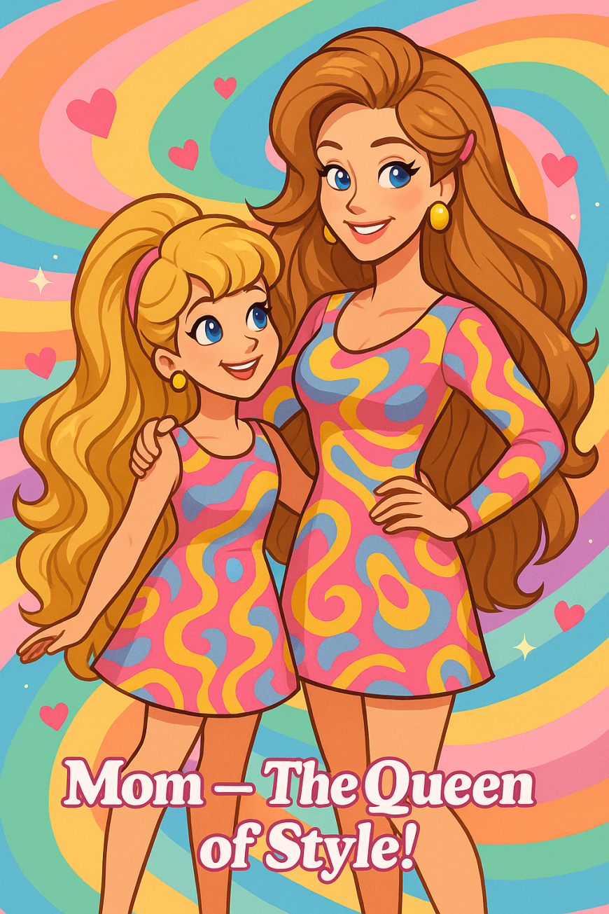Barbie Mother's Day picture card
