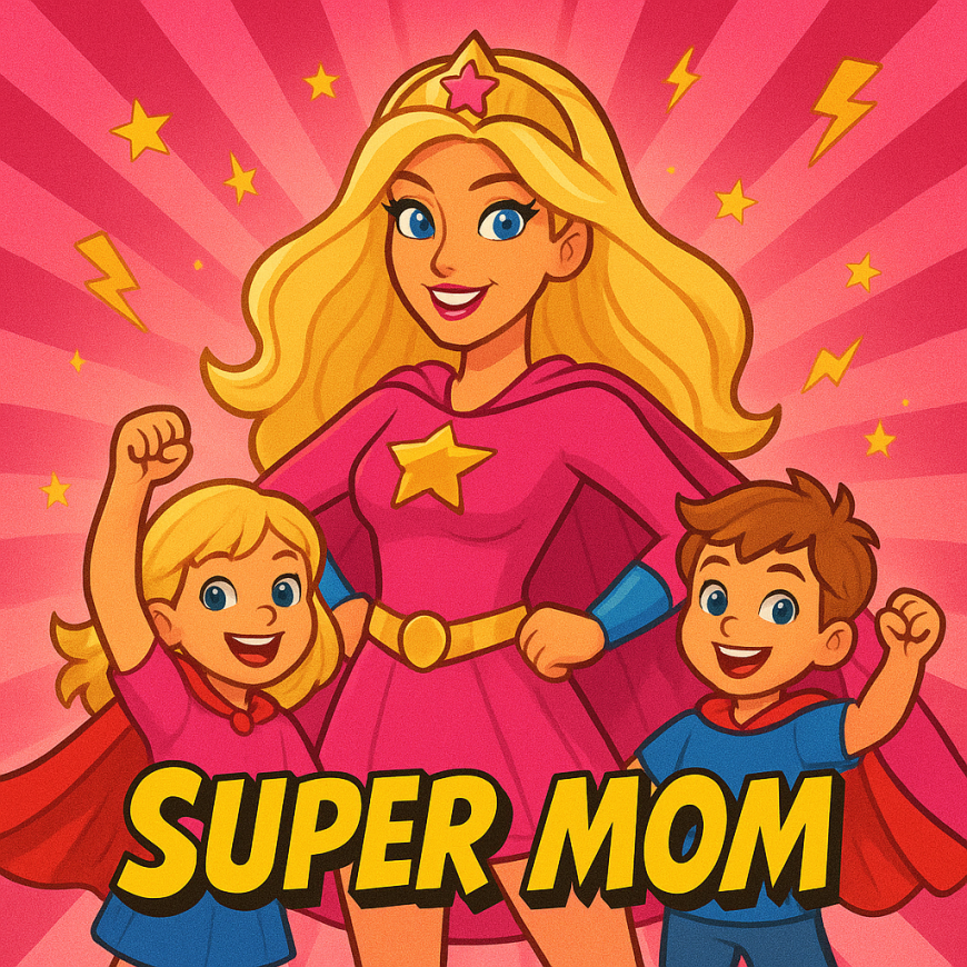 Barbie Mother's Day picture card