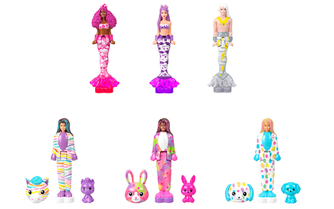 Barbie Mini BarbieLand Barbie Reveal Series 3 dolls 5 pack