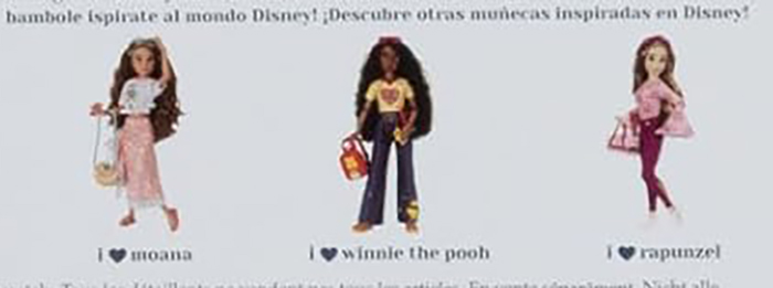Disney ily 4EVER I Love Rapunzel, I Love Winnie the Pooh dolls