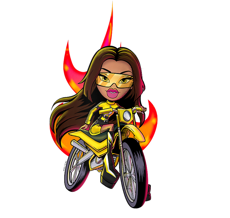 Bratz scorchin' art
