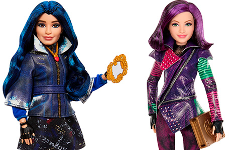 Disney Descendants Mal and Evie 10th anniversary dolls from Mattel