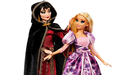 Disney Collector Mother Gothel and Rapunzel 2-pack Tangled 15th Anniversary dolls from Mattel