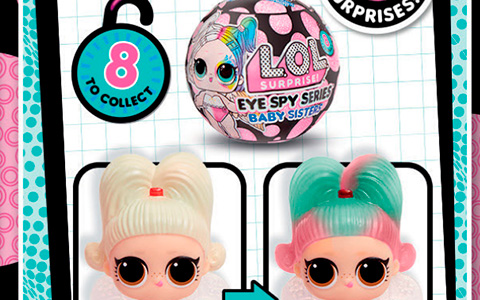 LOL Surprise Eye Spy Baby Sisters dolls 2025