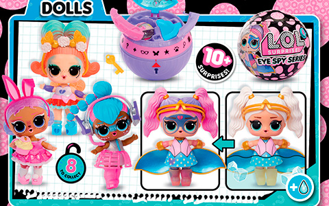 LOL Surprise Eye Spy Tot 2025 dolls