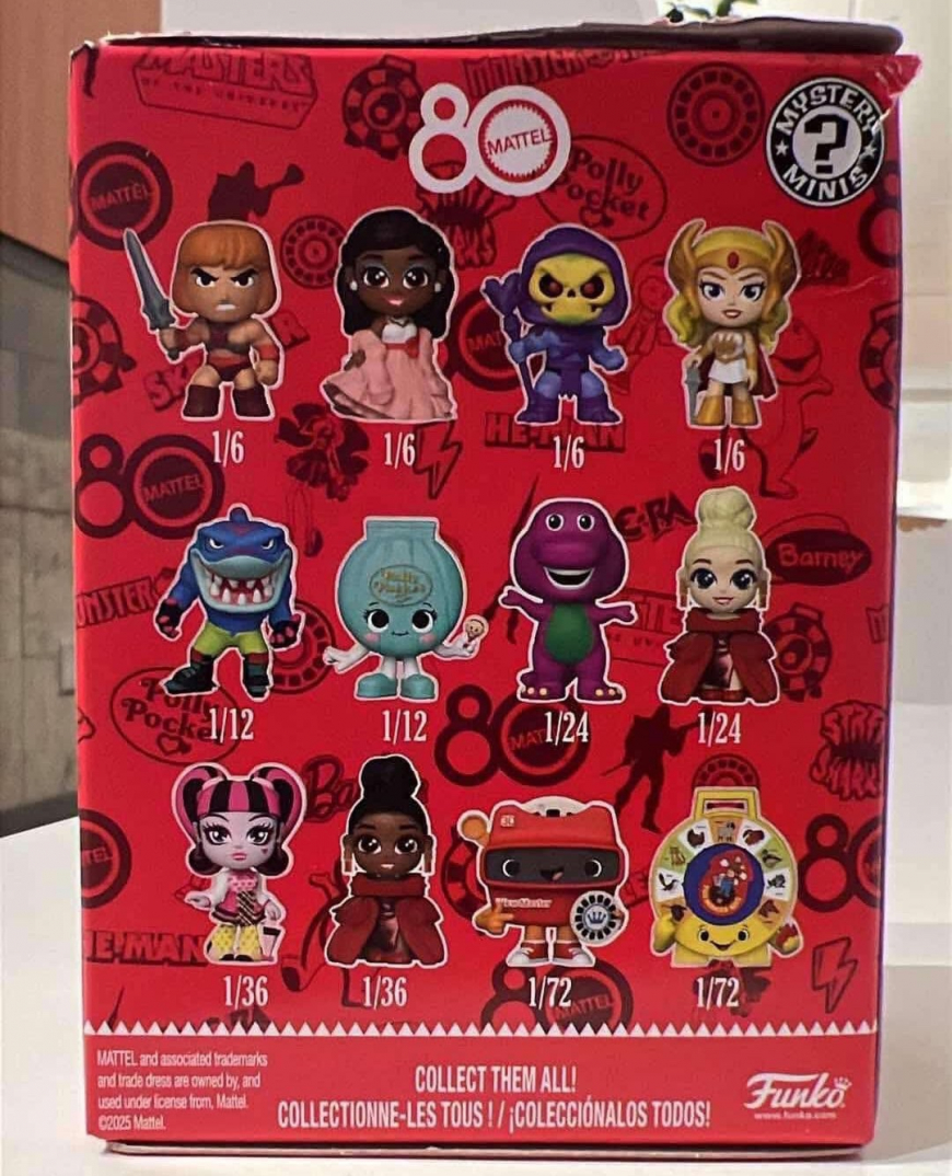 Mattel 80th Anniversary Funko Mystery Minis