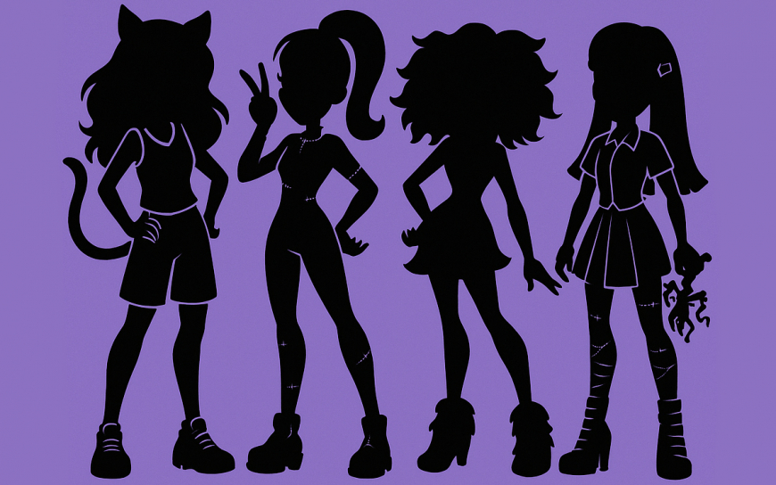Monster High Buried Secrets Courtside Fang-Out series 4 dolls