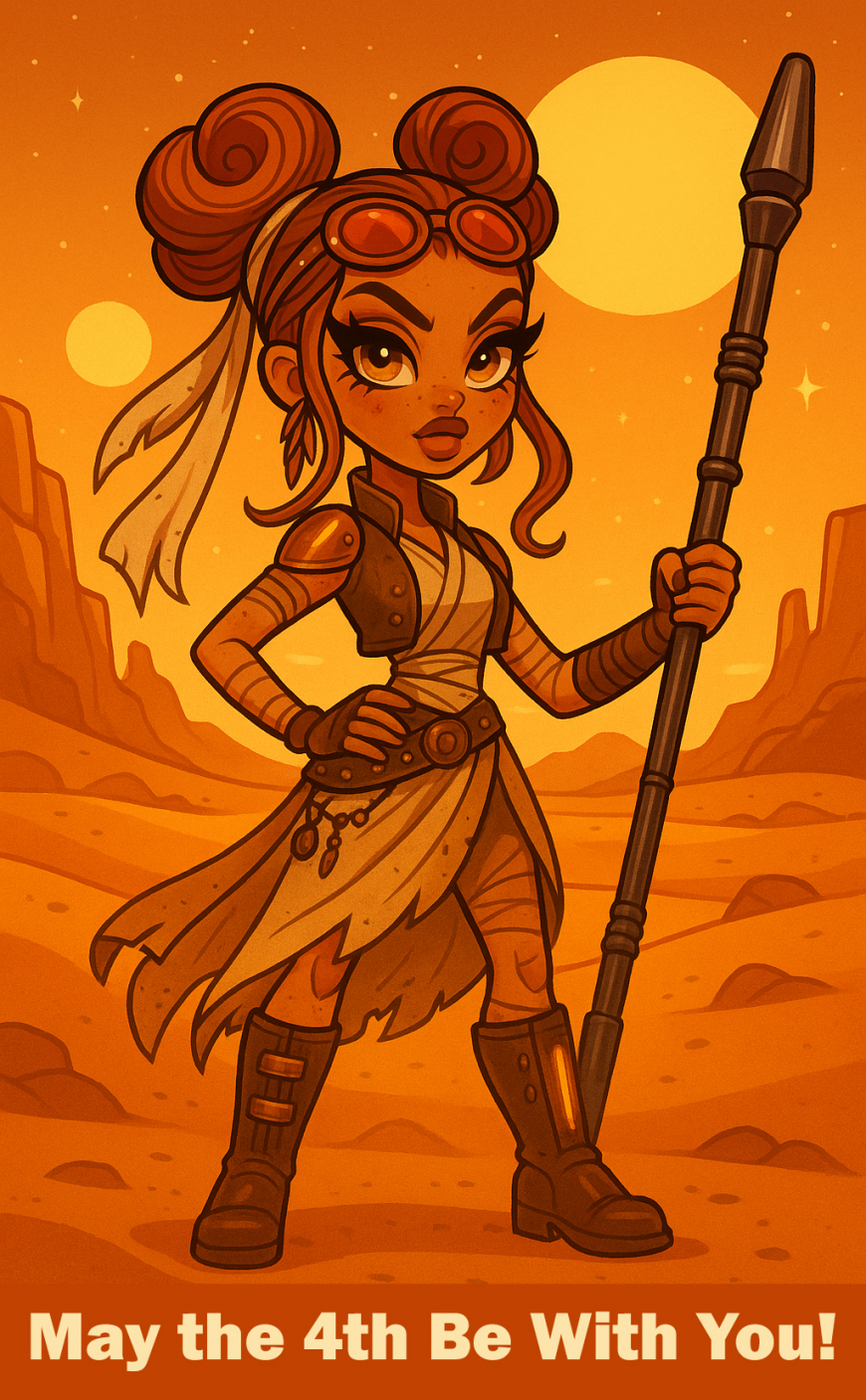 May the 4th Be With You Barbie, Monster High, Bratz and Rainbow High inspired pictures