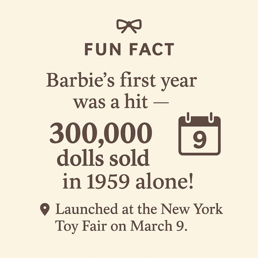 1959: The Barbie That Changed Everything short post about first Barbie