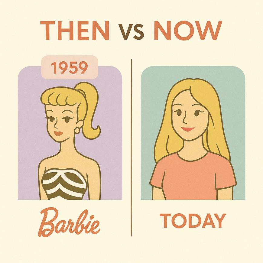 1959: The Barbie That Changed Everything short post about first Barbie