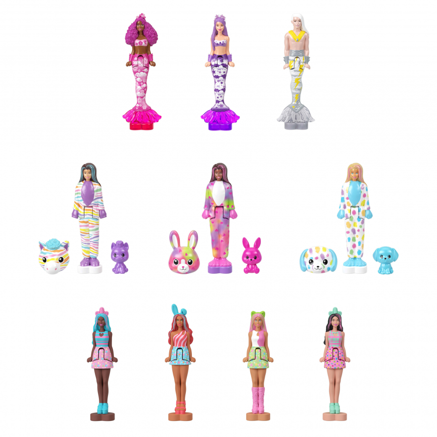 Barbie Mini BarbieLand Barbie Reveal Series 3 dolls 5 pack